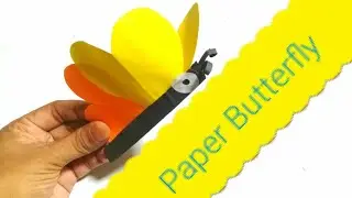 Little Cute Paper Butterfly | Easy make Origami Butterfly | Woman Garden
