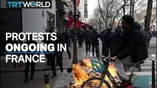 Ninth day of nationwide protests against govt's pension reform in France