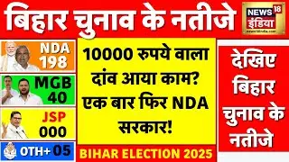 Bihar Election Result 2025: 10000 रुपये वाला दांव आया काम? एक बार फिर NDA सरकार! | Bihar Chunav 2025