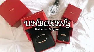 까르띠에&딥티크 언박싱하기💍쫌쫌따리 쇼핑 후기 [Unboxing]