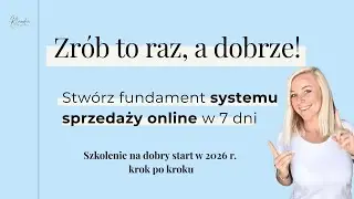 7 dni aby zbudować system sprzedaży online od zera w 2026