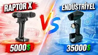 5000 долларов против 35 000 долларов! Creality Raptor X против промышленного сканера