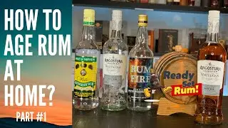 How to Age Rum at Home | Part 1 | Jamaica and Trinidad Rum Blend | Ready Set Rum | #rum #howitsmade