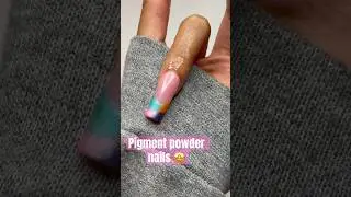 how to use pigment powder for nails 💅🏽