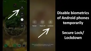 Disable Biometrics Temporarily on Android Devices | Secure Lock/ Lockdown