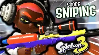 SPLATOON 3: ИДЕАЛЬНАЯ СНАЙПЕРСКАЯ СТРЕЛЬБА С ПОМОЩЬЮ СПЛАТТЕРСКОПА В ТЕЧЕНИЕ 8 МИНУТ