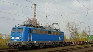 G&uuml;terzug BR 140 der PRESS in Saarmund