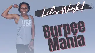 HIIT Burpee Mania 5 Minute Workout | 45/15 | No Equipment Needed | Rochelle T Parks