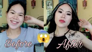 I tried ABG make-up look on my sister 😱ASIAN BABY GIRL MAKEUP LOOK||EASY MAKEUP TUTORIAL