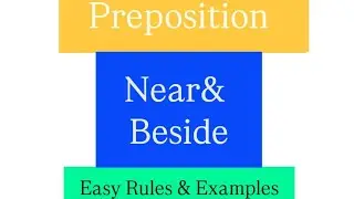 Use of Near&Beside in preposition #english #education #shortsfeed #englishgrammar #viral #bympsir 