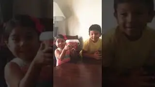 Sister and brother slime time!