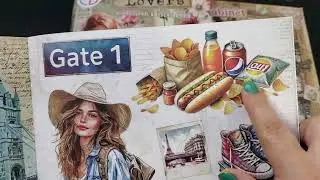 Ciao Bella Wanderlust Junk Journal Ephemera Book Let's See!!!