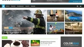 Обзор бесплатной темы WordPress ColorMag со ссылкой для скачивания