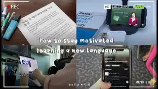 how to stay motivated learning a new language ✨