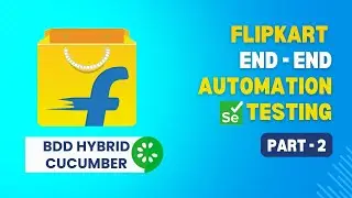 Flipkart End to End Selenium Automation|Library class & Reusable Functions|Part 2|JS Testing Academy
