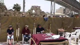 An der Klagemauer in Jerusalem