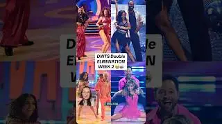 DWTS week 2 double elimination 🥲 watch to see who went home. #dwts #elimination #realitytv