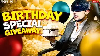 Birthday Special 🎂15,000 Diamonds💎Live Giveaway | 12 Hours Non-Sop II #freefirelive | ZACK OFFICIAL🎮