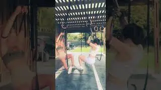 Ejercicio  incre&iacute;ble con anillas ol&iacute;mpicas  y  bandas de resistencia #calisthenics #motivation