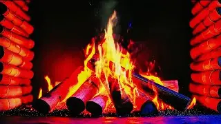 🔥 Fireplace  UHD! Fireplace with Crackling Fire Sounds. Fireplace Ambience  Relaxation FIRE ASMR