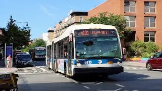 MTA New York City Bus: 2011 Nova Bus LFS Articulated 5813 on the M101 Limited Bus.