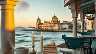 Cozy Jazz Music in European Beach Caf&eacute; - LoFi Jazz & Warm Cafe Sounds