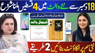 Bisp Wallet Sim Payment Start | Bisp New Update 2025 | Ehsaas Program | 8171 Web Portal | Cnic Check