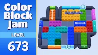 Color Block Jam Level 673 | Every Puzzle Solved! 🎯