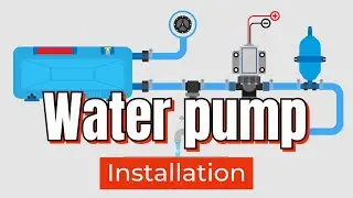 How to set up a 12v camper van water pump | #vanconversion #busconversion #buslife #vanlife