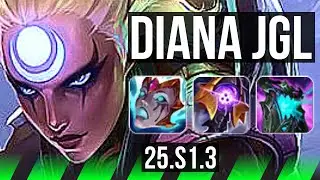 DIANA vs KINDRED (JGL) | 10/2/7, Godlike | KR Master | 25.S1.3