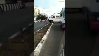 # ambulance driver The real hero# ambulance travelling to the opposite side# Pondicherry ambulance#