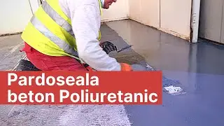 Pardoseala din beton poliuretanic antibacterian Duracrete HF 6 mm