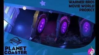 Planet Coaster | Warner Bros Movie World | Ep. 36 - Dark Ride (Alien Spaceship)
