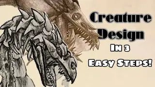 How to Creature Design like a Pro! (Beginner Friendly) 