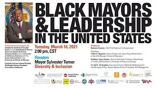 Black Mayors & Leadership in the United States: Diversity and Inclusion