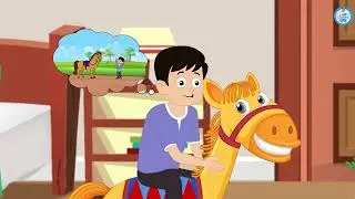 Lakdi Ki Kathi - लकड़ी की काठी | Popular Hindi Children Song | Animated Video For Kids | #cartoon