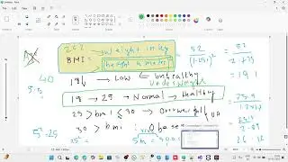 BMI INDEX PART 2