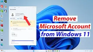 How to remove microsoft account from Windows 11 administrator