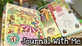 Junk Journal With Me Video / Bob Baker Journal Layout / Scrapbook Layout