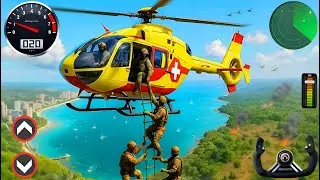 Army Helicopter Fight Rescue Simulator - Helicopter Flying Pilot Rescue Game - Andriod Gameplay