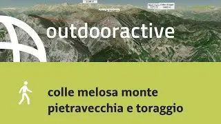 colle melosa monte pietravecchia e toraggio