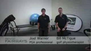 Drummond Golf Tips - Hip, back and arm stretch with Bill McTigue