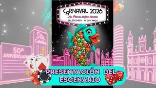 Presentación del Escenario del Carnaval de Las Palmas de Gran Canaria 2026, dedicada a «Las Vegas»