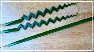 How to fold a Palm Leaf (Easy tutorial) for Palm Sunday #palmleafcraft #palmsunday #palm #palaspas