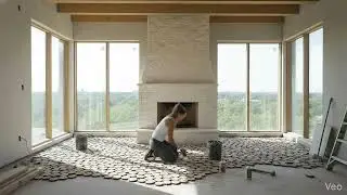 Rustic yet modern Living Room Design