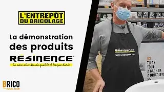 BRICODEMO La démonstration RESINENCE : la résine Rénovation Sanitaire
