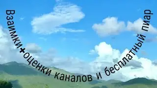 Взаимки+оценка каналов и бесплатный пиар!!!