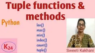 Tuple Functions and Methods in Python