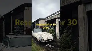 30 year barnfind recovered #barnfind #recovery #rescue #jaguar #classic #barnfind