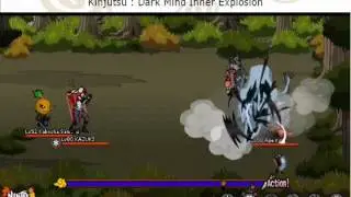 Ninja Saga | Kinjutsu Dark Mind Body Restriction & Dark Mind Inner Explosion | Mr.Syahaha